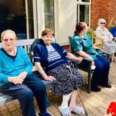Residents of Hall Park enjoying their open day. (Photo by: Barchester Hall Park Care Home)
