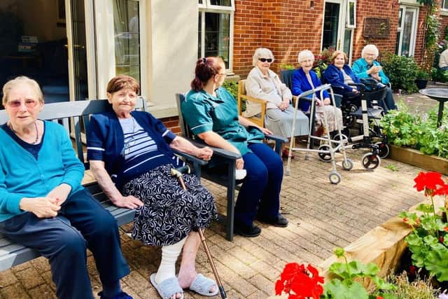 Residents of Hall Park enjoying their open day. (Photo by: Barchester Hall Park Care Home)