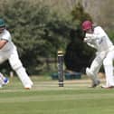 Hucknall's Ben Martindale - dug in for 41 on Saturday.