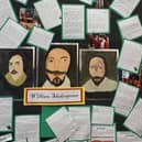 Hempshill Hall's display for Shakespeare's The Merchant of Venice