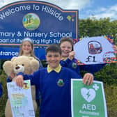 Hillside pupils have already raised more than £1,000 for a new defibrillator in their community