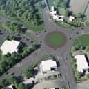A Nottinghamshire Council visualisation of the Ollerton Roundabout improvements. (Photo by: Nottinghamshire Council)