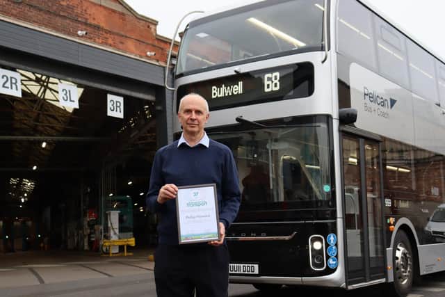 Bulwell routes driver Phillip Howard has retired after 37 years with NCT. Photo: NCT