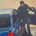 Police want to speak to this man in connection with a fuel theft in Hucknall. Photo: Nottinghamshire Police