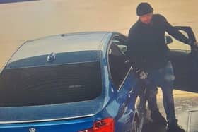 Police want to speak to this man in connection with a fuel theft in Hucknall. Photo: Nottinghamshire Police