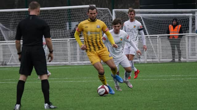 Ryan Wilson scored his first goal of the season as Basford United saw of Nantwich at Greenwich Avenue on Saturday.
