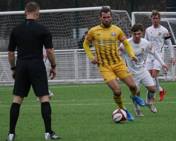 Ryan Wilson scored his first goal of the season as Basford United saw of Nantwich at Greenwich Avenue on Saturday.