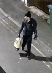 Police would like to speak to this man. Do you know who he is?