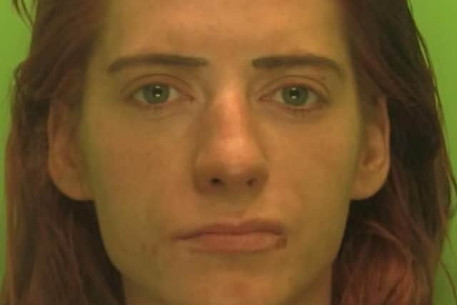 Lauren Stevens was jailed for four years for robbery