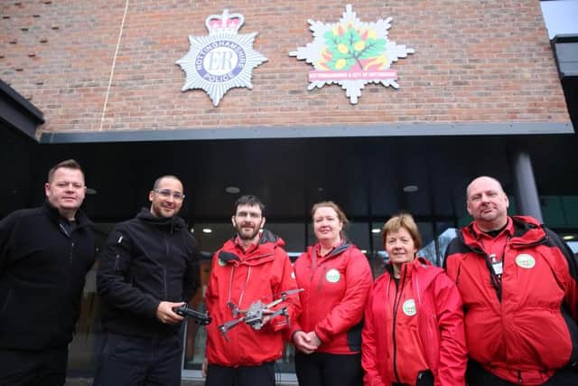 Nottinghamshire Search & Rescue Team has been donated a cutting-edge drone by Nottinghamshire Police