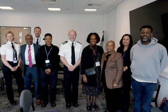 Baroness Lawrence and Rt Hon Stuart Lawrence visited Nottinghamshire Police headquarters.