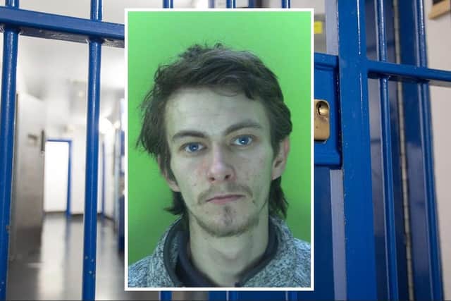 Justin Lamb has been banned from Hucknall town centre for two years after being jailed for theft