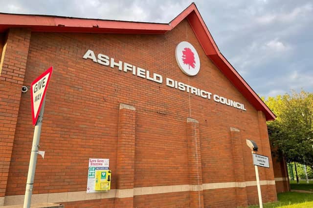 Ashfield District Council has suffered a big drop in core spending power