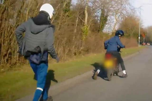 Jamie and Mark Bowler both tried to outrun the police before being caught. Photo: Nottinghamshire Police