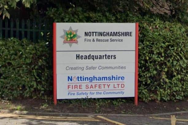 Nottinghamshire Fire & Rescue is responding effectively to the pandemic. Photo: Google Earth