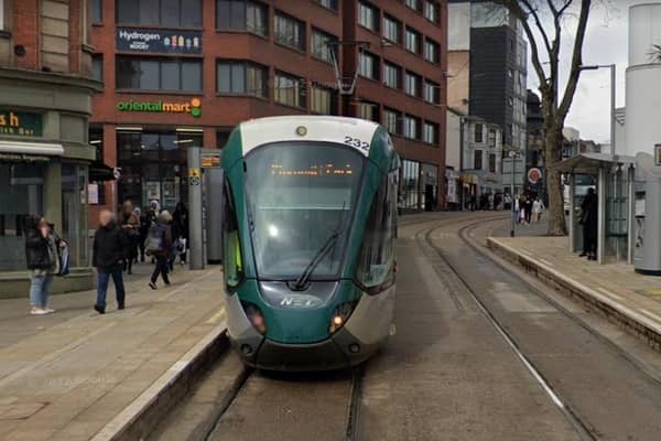 Tram users can now get discounts at Nottingham businesses through showing proof of ticket purchase. Photo: Google