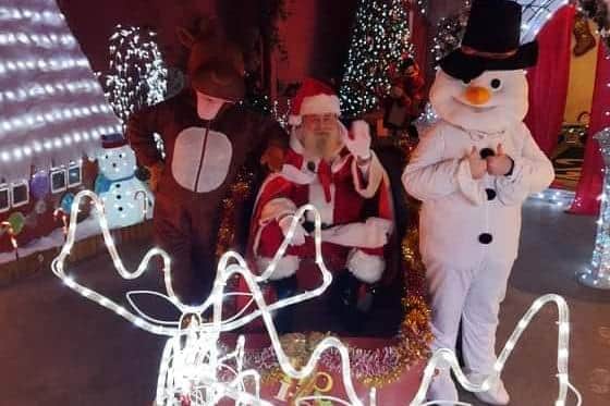 Hundreds of children have been to see Santa in his grotto