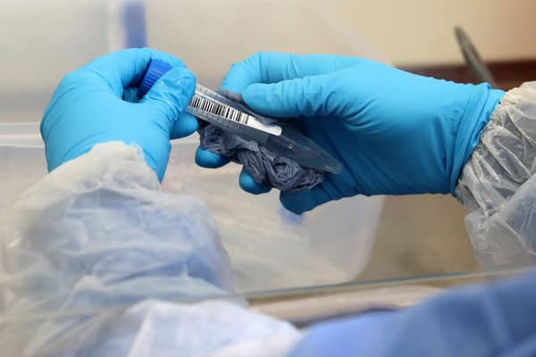 The number of recorded coronavirus cases in Nottinghamshire increased by 33 in the last 24 hours, official figures show. (Photo by ANDREW MILLIGAN/POOL/AFP via Getty Images)