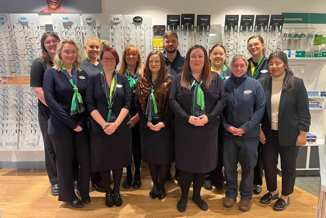 The team at Hucknall Specsavers has been nominated for honours at this year's Optician Awards
