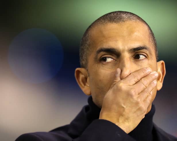 Nottingham Forest head coach Sabri Lamouchi. Photo by James Chance/Getty Images.