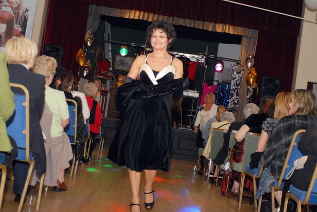 2009: Models take to the catwalk for the Hope Charity fashion show held at the John Godber Centre in Hucknall.