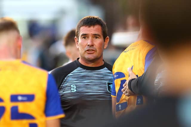 NIgel Clough - testing times for the Stags boss.