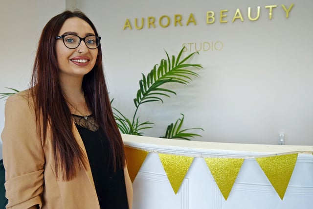 Gemma Foster, owner of Aurora Beauty Studio.