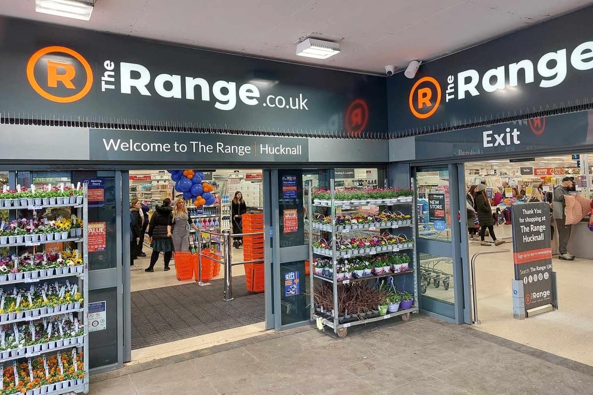 Range In Store Hucknall welcomes The Range with open arms as new store proves an ...