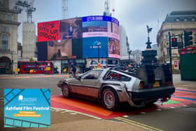 The Back To The Future LeLorean will be at Hucknall's Arc Cinema this weekend