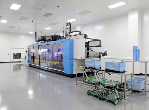 Clean Room facility recently installed at TEQ's facility in Hucknall. Photo: Plastique/Page One