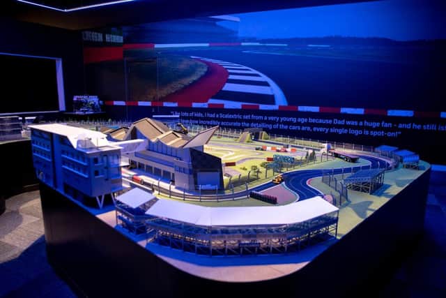 The replica Silverstone is over 25m long.