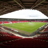 Destination Doncaster - Stags' army of fans head for the Keepmoat Stadium on Saturday.