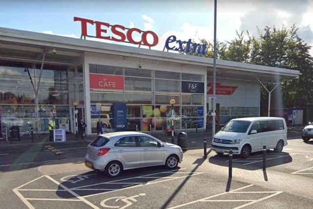Police are investigating after an attempted break-in at the Hucknall Tesco Extra store. Photo: Google