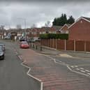 The proposed site for the new mast is the pavement on the corner of Nabbs Lane and Hillcrest Road. Photo: Google