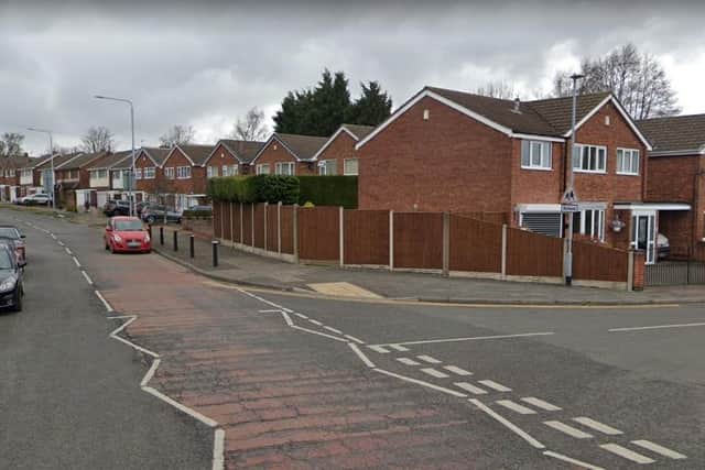The proposed site for the new mast is the pavement on the corner of Nabbs Lane and Hillcrest Road. Photo: Google