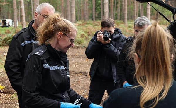 During a day of learning on the Thoresby Estate on Wednesday, Crime Scene Investigators used real deer and hare carcasses to instruct officers on how to recover and retain forensic evidence.