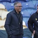 Keith Curle is all smiles with Nigel Clough pre-match on Saturday, but those smiles were long gone after seeing his side torn apart by his old club.