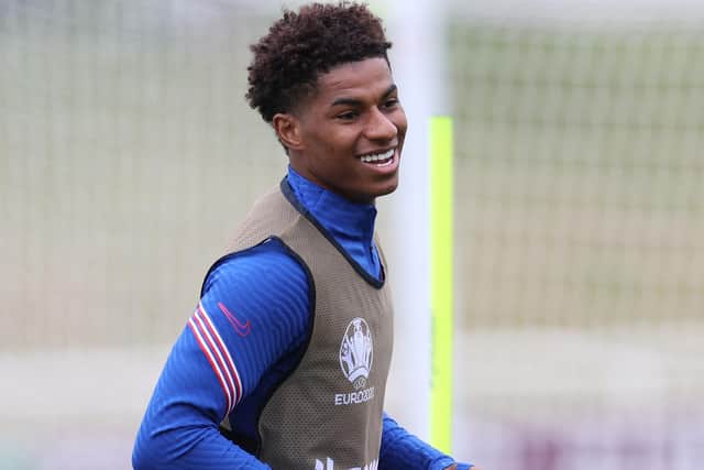 England star Marcus Rashford has backed the scheme. Photo: Catherine Ivill/Getty Images