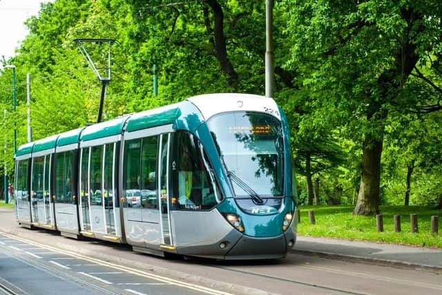 Tram passenger numbers are still not yet back to pre-pandemic levels