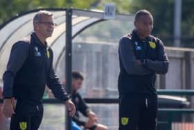 Hucknall Town have sacked management duo Jonathan D'Laryea and Rudy Funk. Photo: Hucknallram Photography