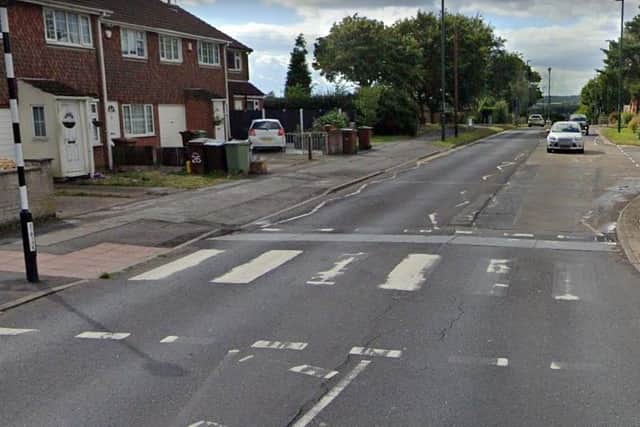 A 15-year-old was reportedly hit on this zebra crossing on Bestwood Park Rise West in Rise Park
