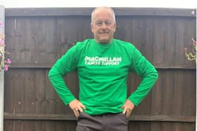 Graham Dearden is walking the width of Britain for Macmillan