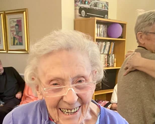 Staff and residents at Hall Park Care Home in Bulwell celebrated International Dance Day. Photo: Submitted