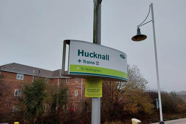 Police have arrested two men after several cars were damaged at Hucknall tram stop