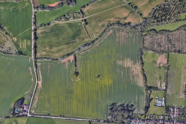 Campaigners are fighting to save green belt land at Whyburn Farm in Hucknall. Photo: Google