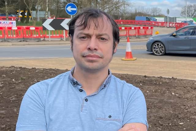 Coun Lee Waters is concerned about the impact highways overspending in Gedling will have on money for Hucknall roads