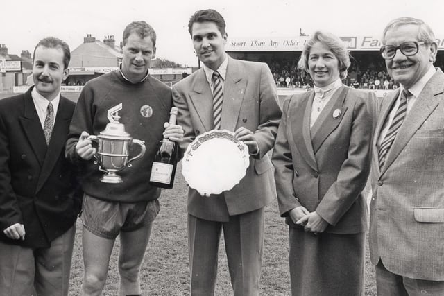 Phil Stant is Mansfield Town Player of the Year for 1991/92.