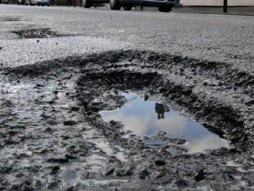 Hucknall residents are being to report unrepaired potholes to the council