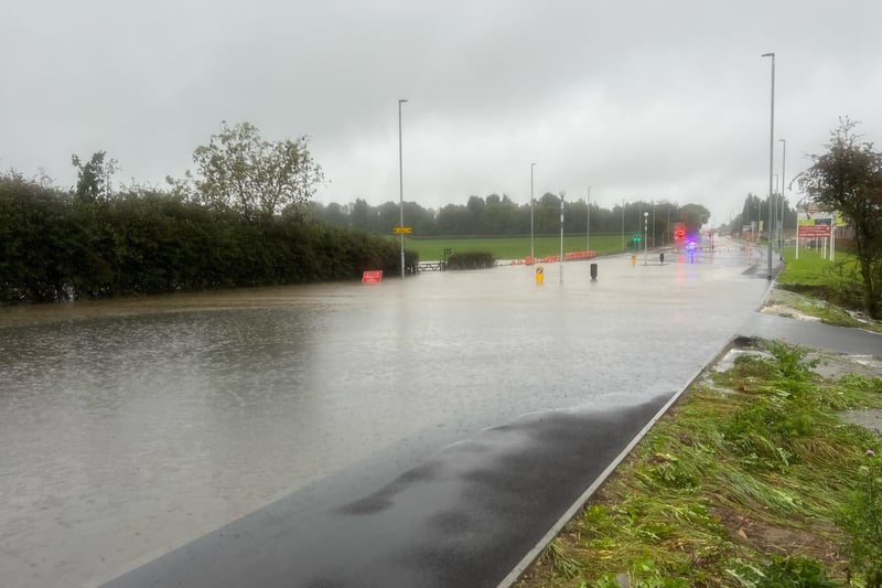 These photos of the A617 Beck Lane were sent to us by Dylan James