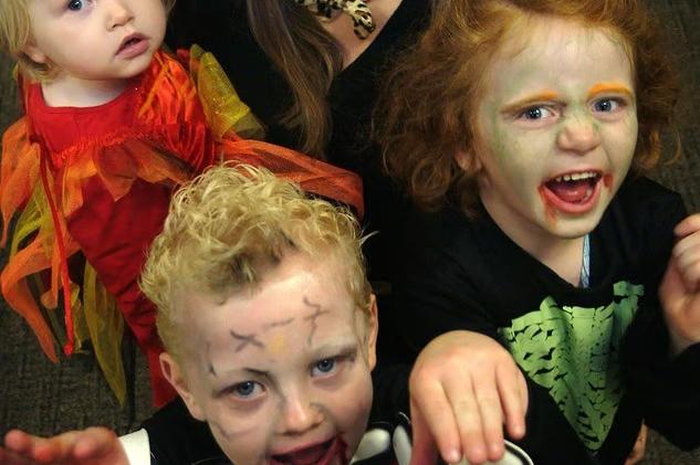 Back in 2009, these children put on their best scary faces during a fun-filled Halloween party for the playscheme at Hucknall Leisure Centre